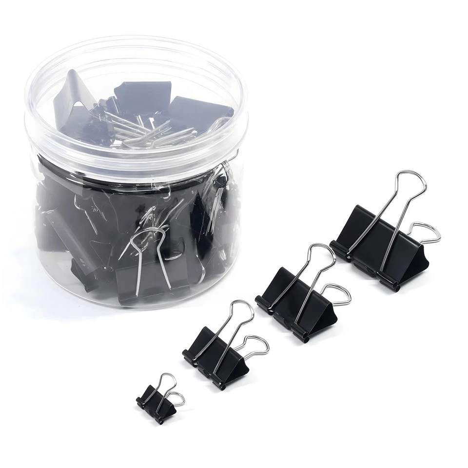 Black Metal Paper Clamps Black Metal Paper Clamps